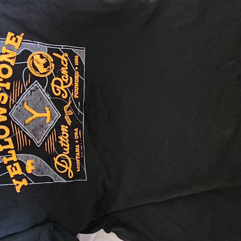 Yellowstone Dutton Ranch Black T-Shirt